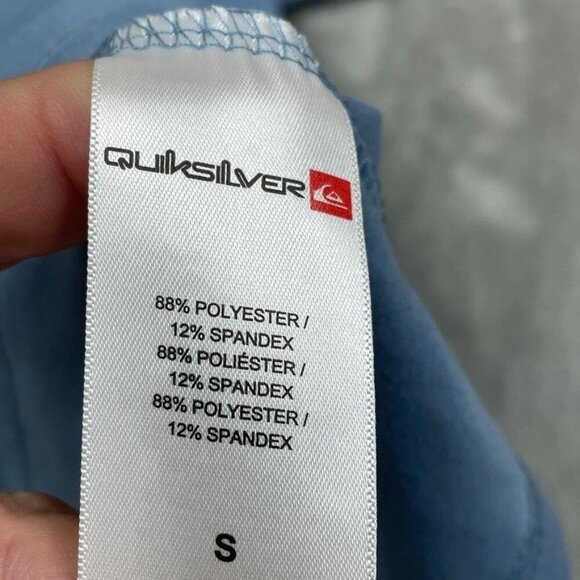 Quiksilver Mens S Blue Moisture-Wicking Short Sleeve T-Shirt 6760 - Picture 6 of 9